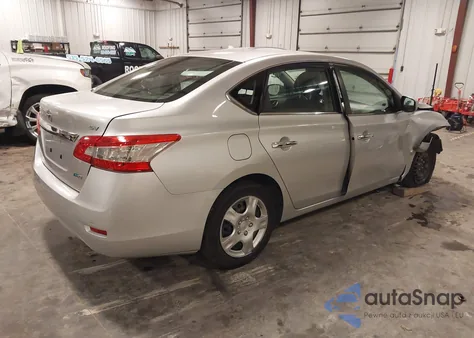 2015 Nissan Sentra S из США, поврежденный, VIN 3N1AB7AP3FY285877
